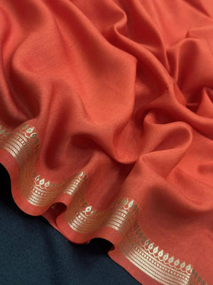 Handcrafted Musk Cotton Saree with Smooth Finish (NS Vinita)