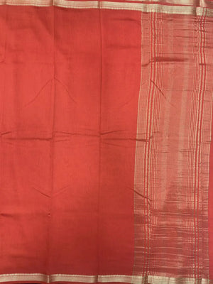 Handcrafted Musk Cotton Saree with Smooth Finish (NS Vinita)