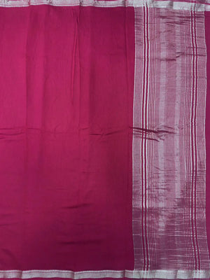 Handcrafted Musk Cotton Saree with Smooth Finish (NS Vinita) 