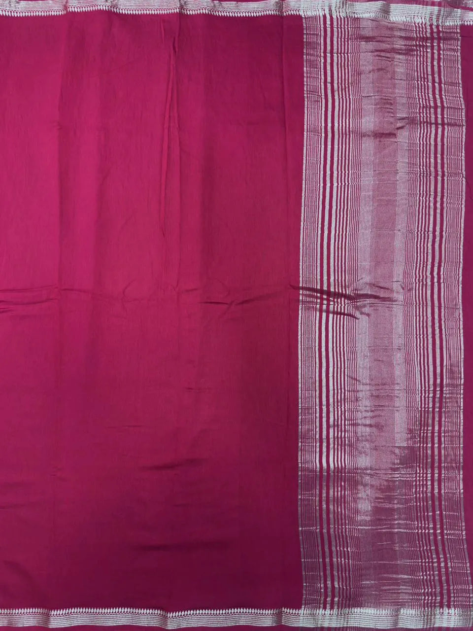 Handcrafted Musk Cotton Saree with Smooth Finish (NS Vinita) 