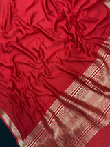 Handcrafted Musk Cotton Saree with Smooth Finish (NS Vinita) 