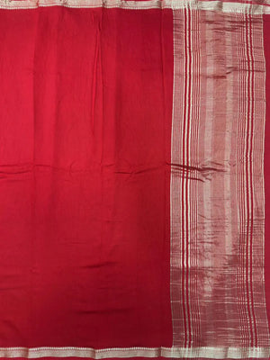Handcrafted Musk Cotton Saree with Smooth Finish (NS Vinita) 
