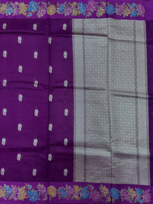 Raw Mango Silk Meenakari Saree – Perfect for Festive & Wedding Wear (Noor E Meena)