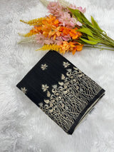 Regal Floral Zari Woven Raw Silk Saree