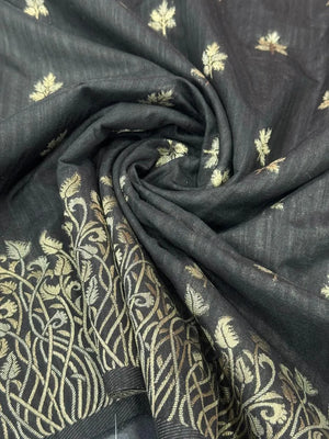 Regal Floral Zari Woven Raw Silk Saree