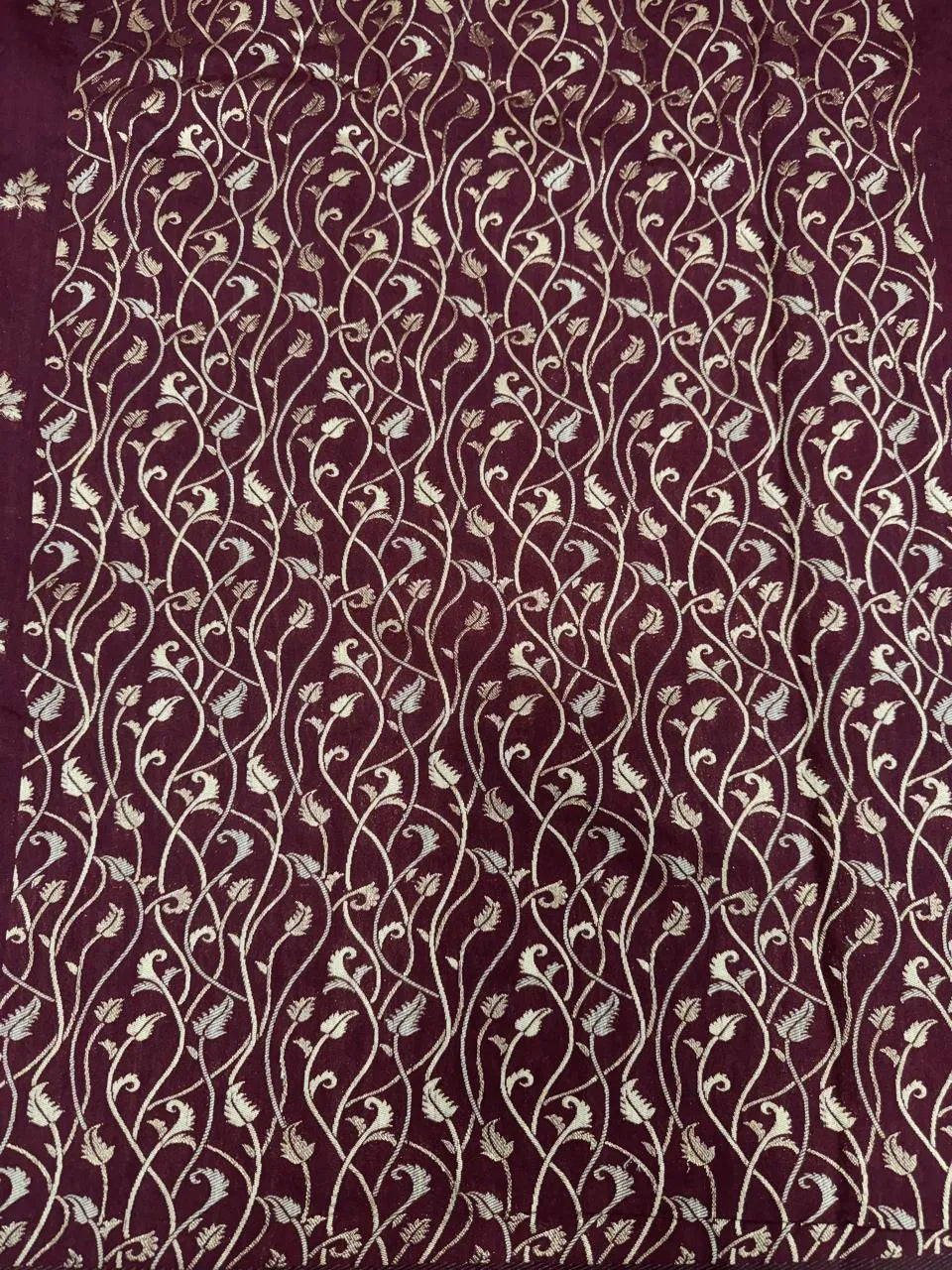 Regal Floral Zari Woven Raw Silk Saree