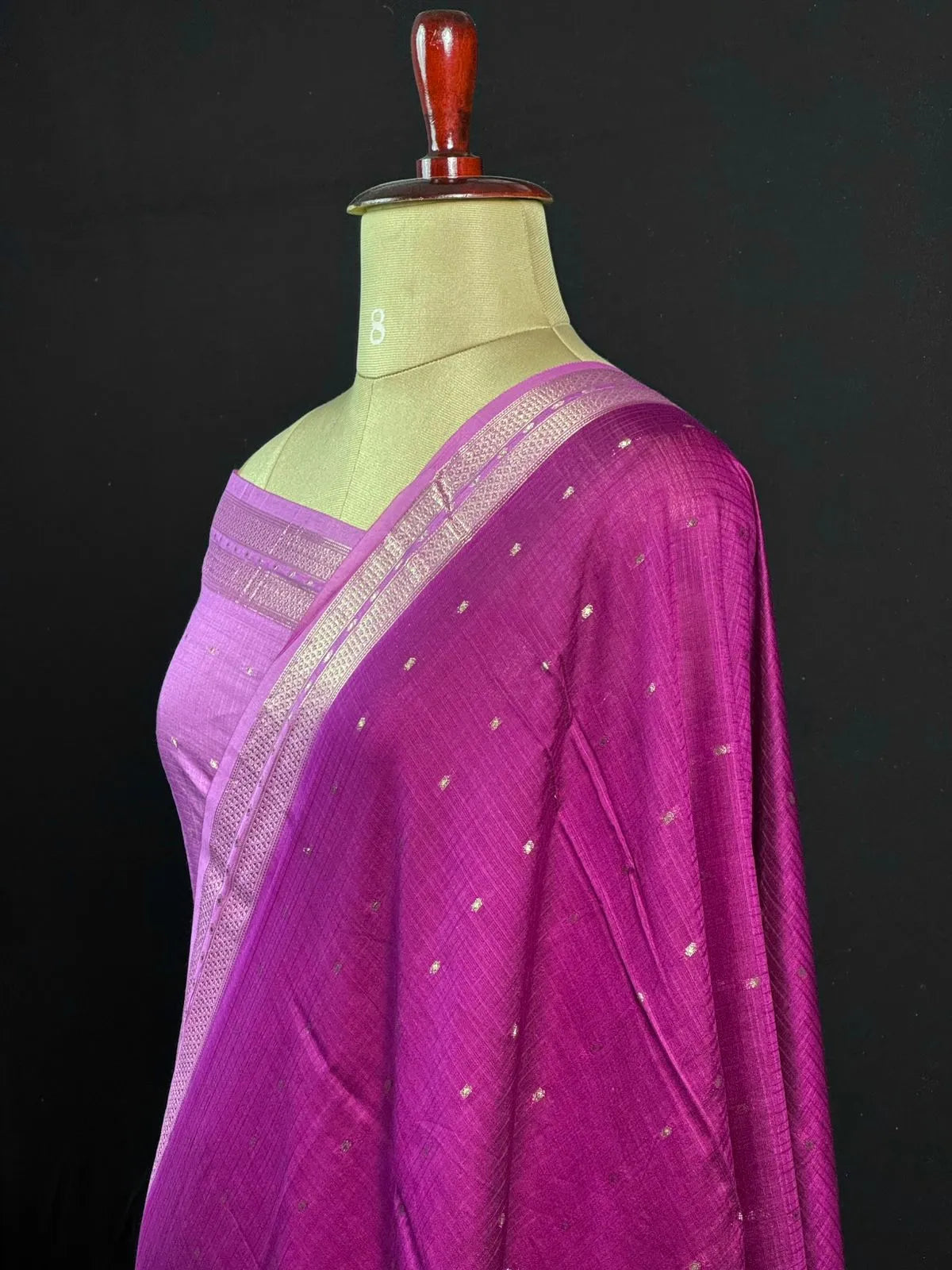 Musk Malai Cotton Silk Saree