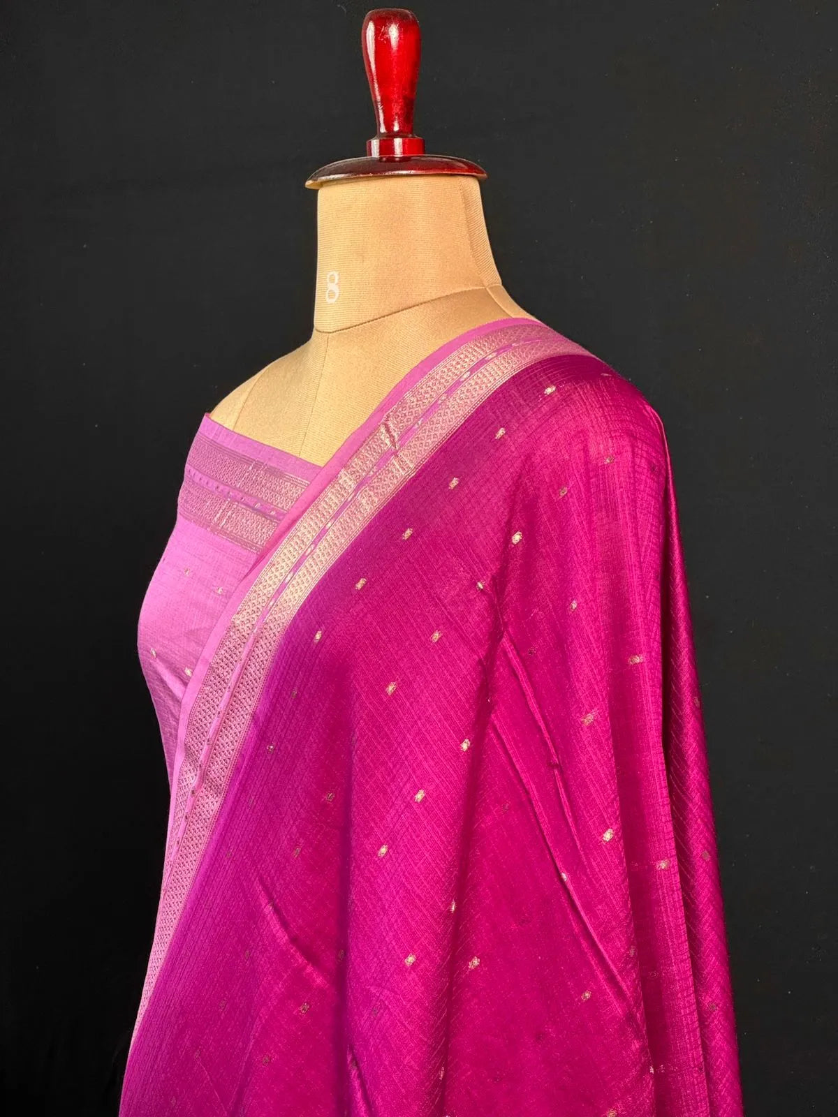 Musk Malai Cotton Silk Saree