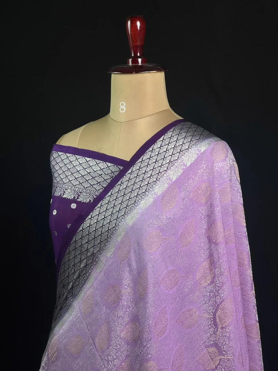 Semi Georgette Silk Saree with Rich Finish