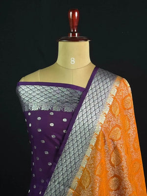 Semi Georgette Silk Saree with Rich Finish