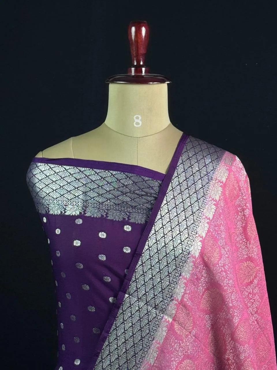 Semi Georgette Silk Saree with Rich Finish