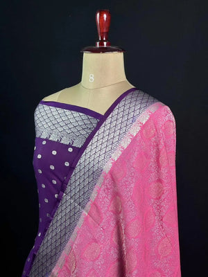 Semi Georgette Silk Saree with Rich Finish