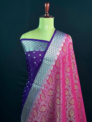Semi Georgette Silk Saree with Rich Finish