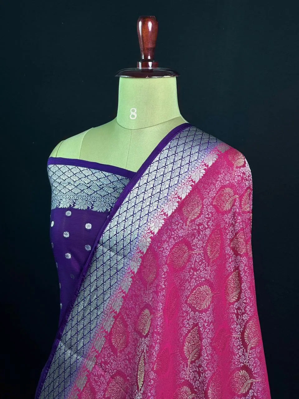 Semi Georgette Silk Saree with Rich Finish