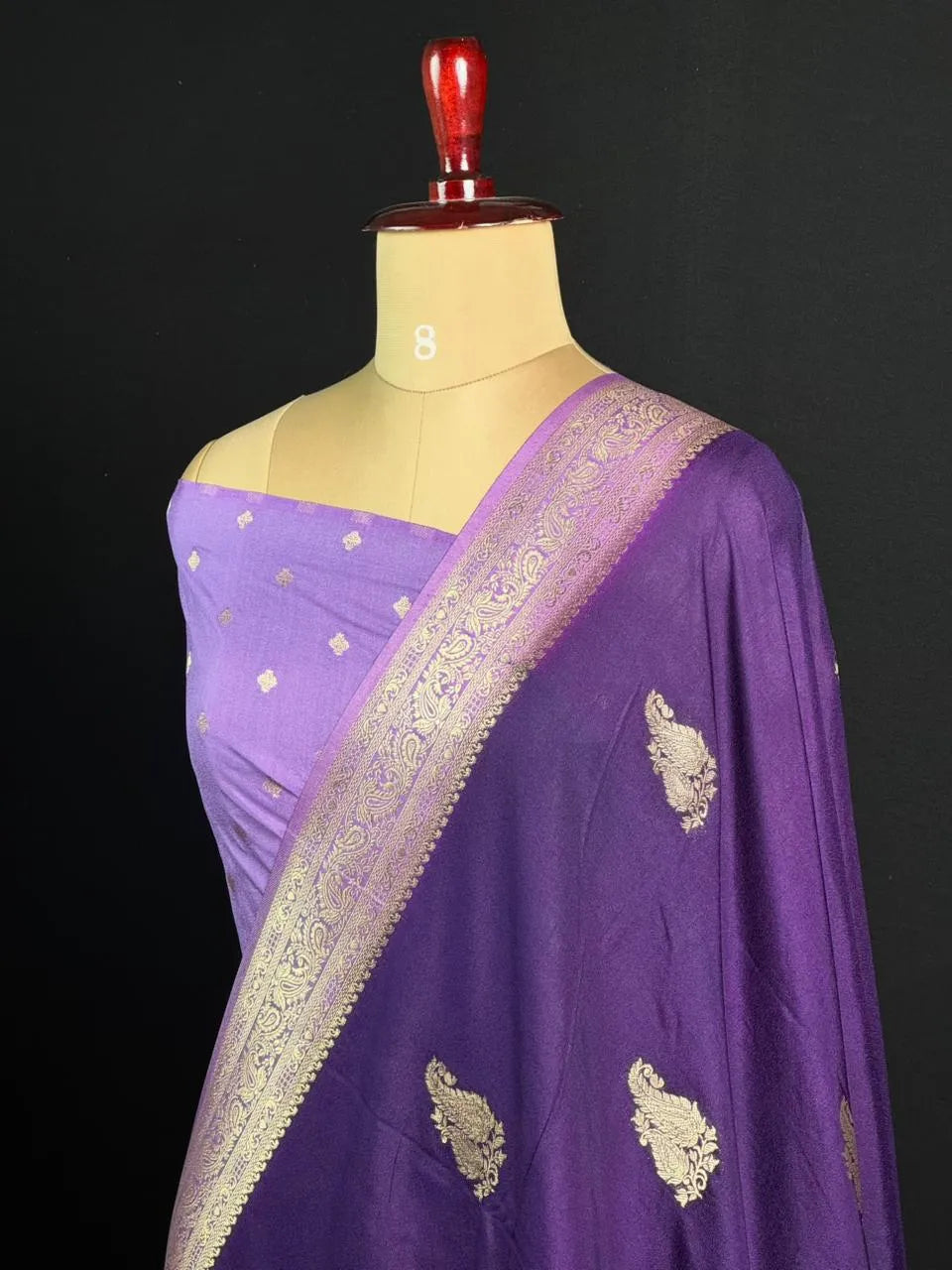 Semi Georgette Silk Saree with Elegant Mango Design