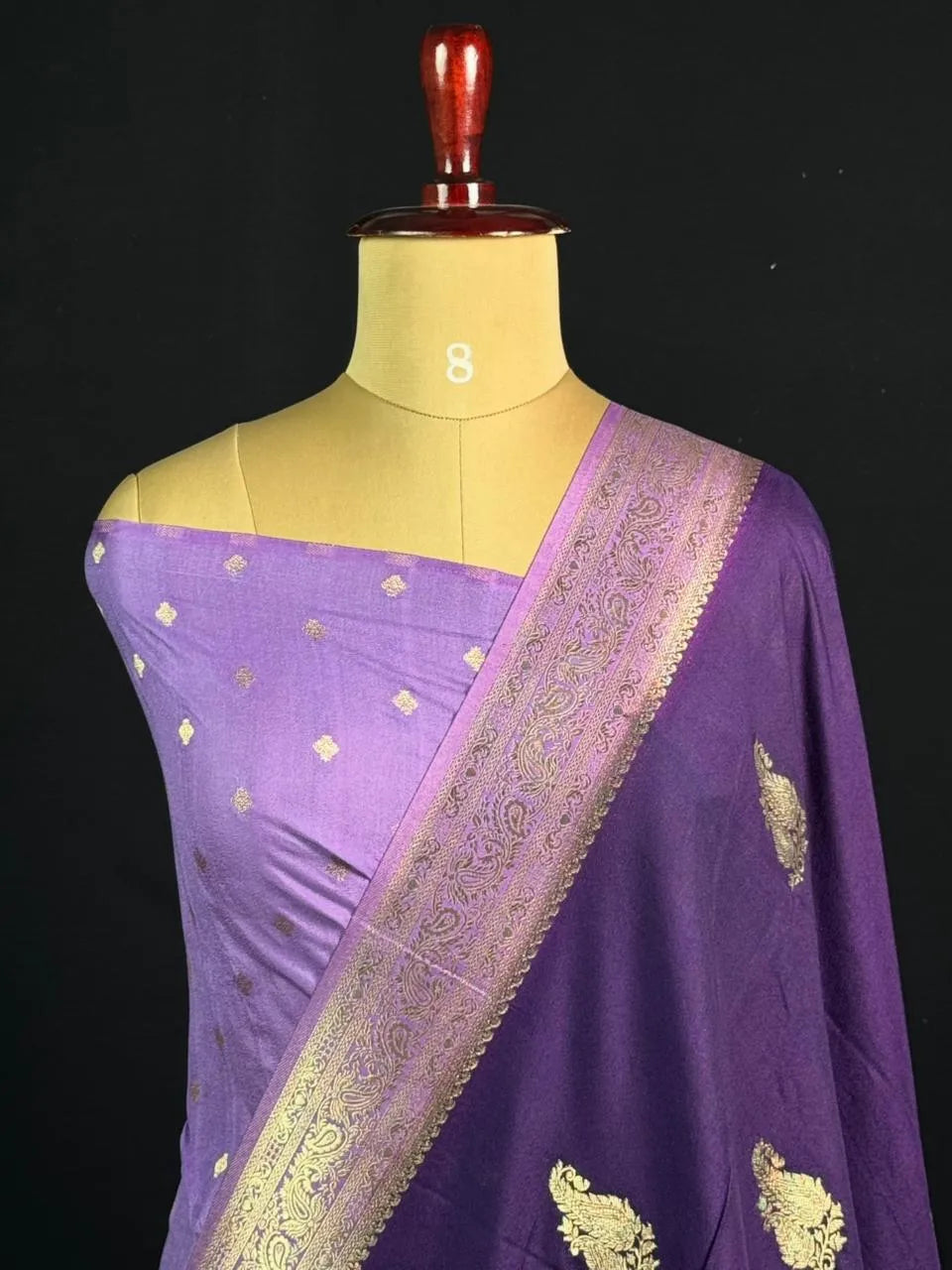 Semi Georgette Silk Saree with Elegant Mango Design