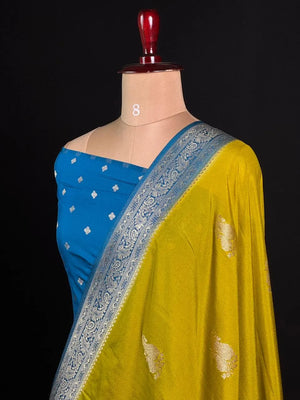 Semi Georgette Silk Saree with Elegant Mango Design