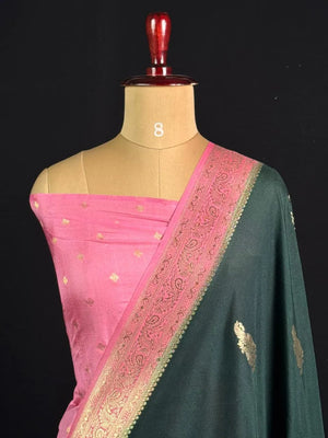 Semi Georgette Silk Saree with Elegant Mango Design