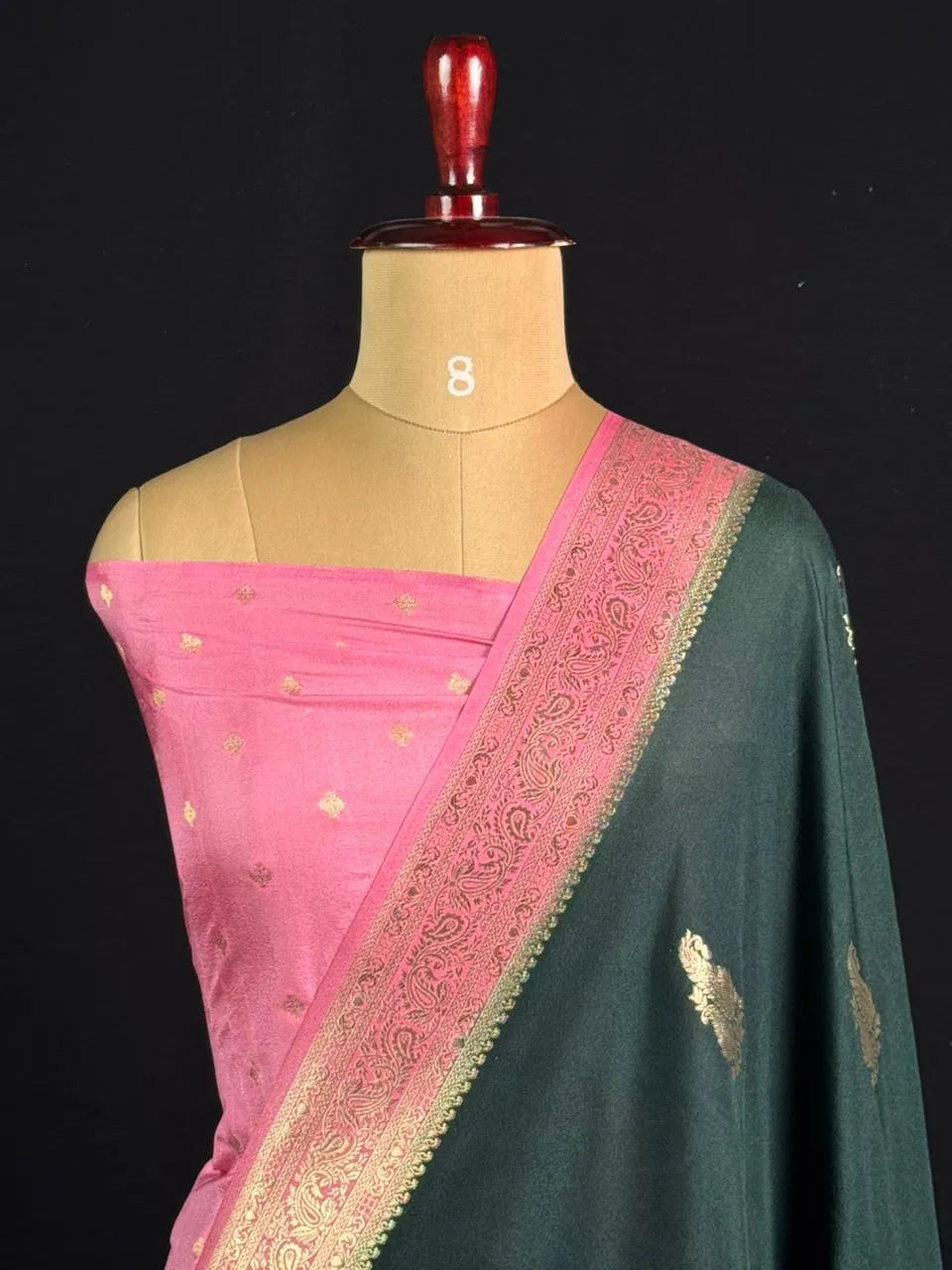 Semi Georgette Silk Saree with Elegant Mango Design