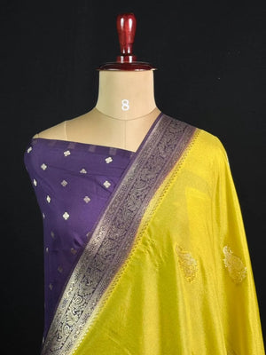 Semi Georgette Silk Saree with Elegant Mango Design