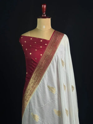 Semi Georgette Silk Saree with Elegant Mango Design