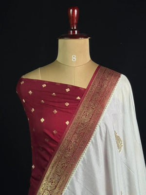 Semi Georgette Silk Saree with Elegant Mango Design