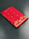 Puna Raw Silk Saree with Zari Border
