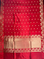 Puna Raw Silk Saree with Zari Border