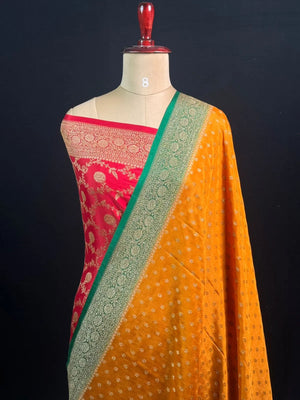 Pure Banarasi 3D Crepe Silk Saree 