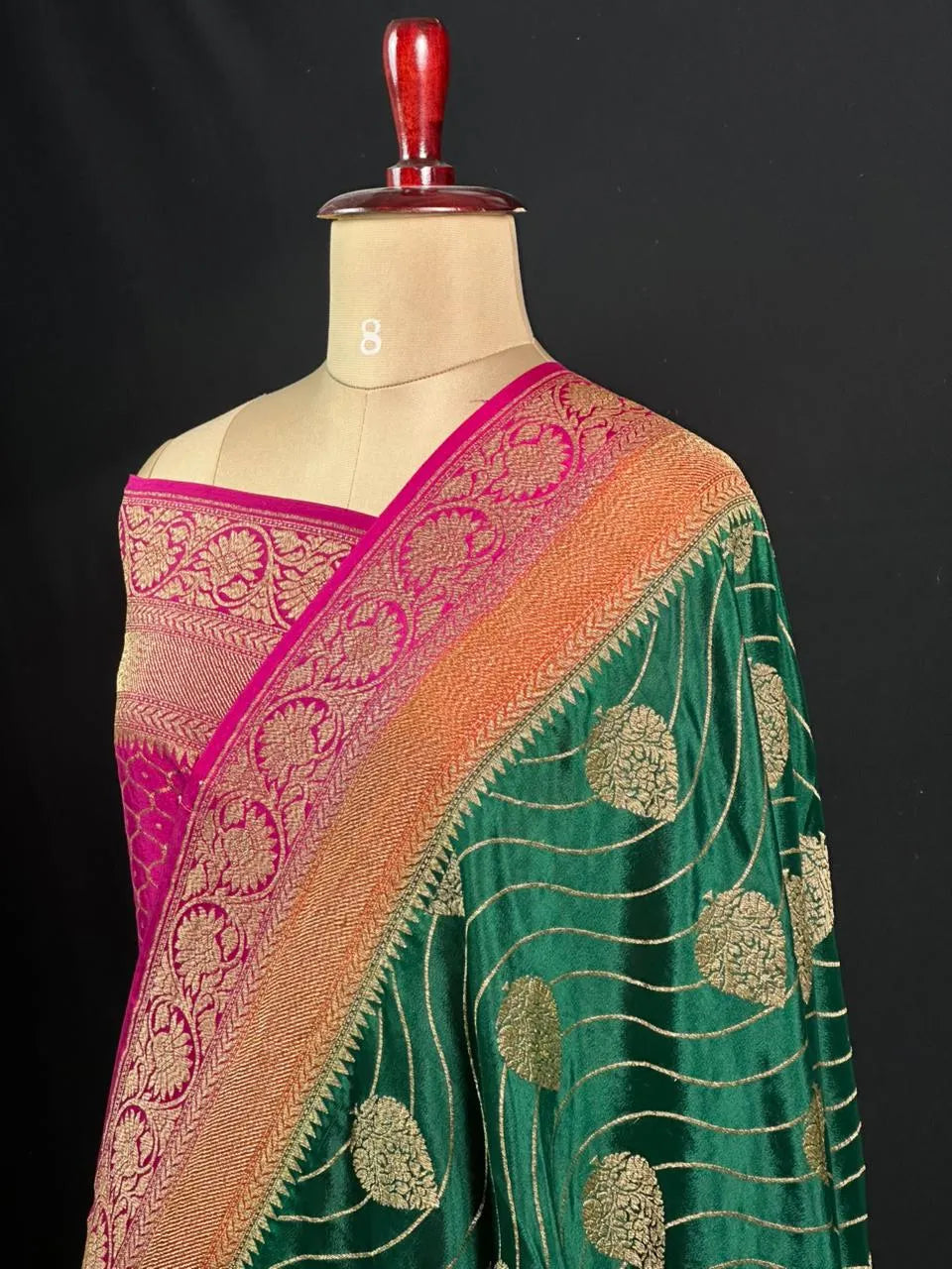 Pure Banarasi 3D Crepe Silk Saree