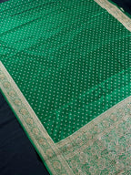 Pure Banarasi Crepe Saree-Silk 
