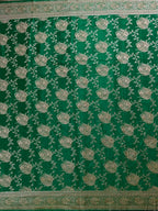 Pure Banarasi Crepe Saree-Silk 