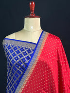 Pure Banarasi Crepe Saree Piping Border