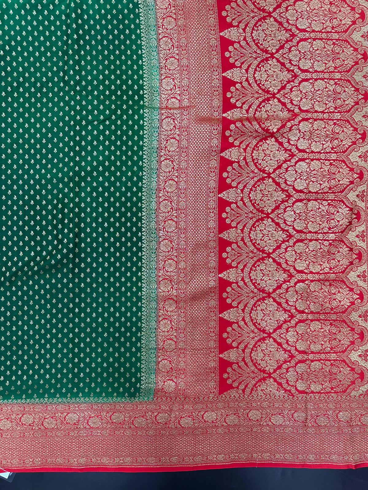 Timeless Pure  Banarasi Crepe Silk Saree