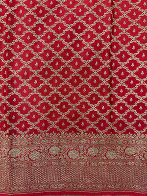 Timeless Pure  Banarasi Crepe Silk Saree