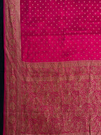 Pure Banarasi Crepe Saree-Silk 