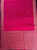 Pure Banarasi Crepe Saree-Silk 