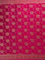 Pure Banarasi Crepe Saree-Silk 