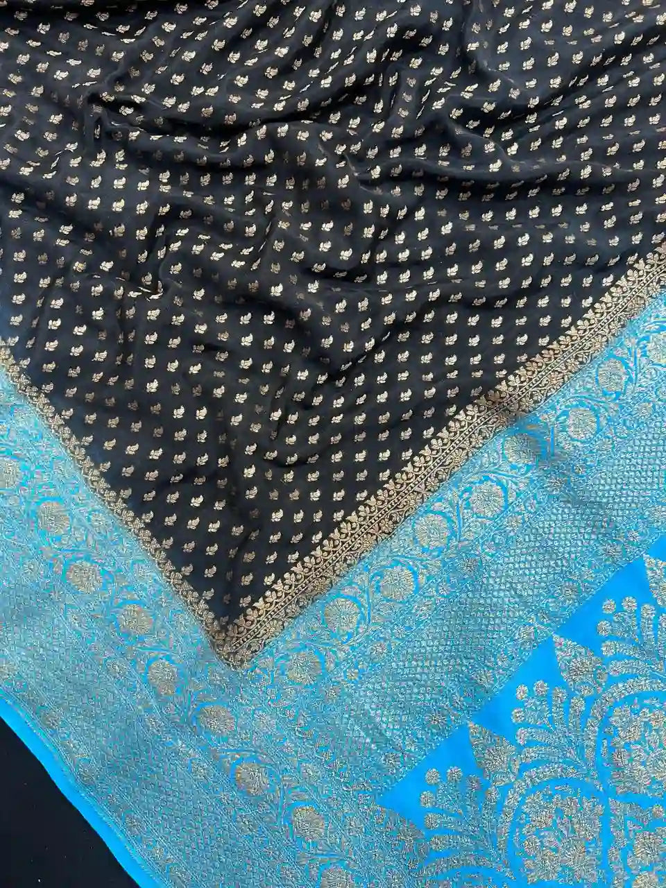 Timeless Pure  Banarasi Crepe Silk Saree