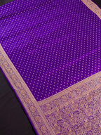Pure Banarasi Crepe Saree-Silk 