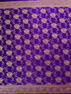 Pure Banarasi Crepe Saree-Silk 