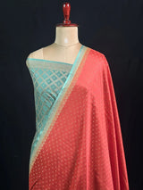 Pure Banarasi Crepe Saree Piping Border