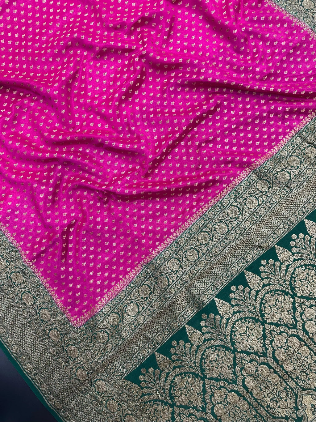 Timeless Pure  Banarasi Crepe Silk Saree