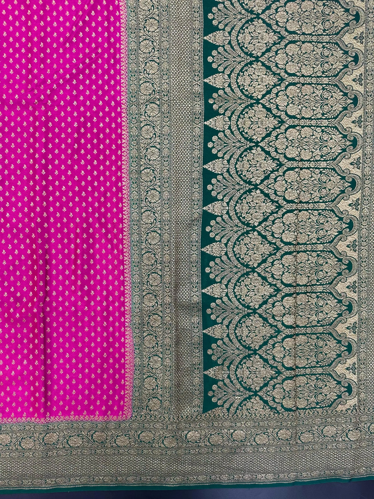 Timeless Pure  Banarasi Crepe Silk Saree