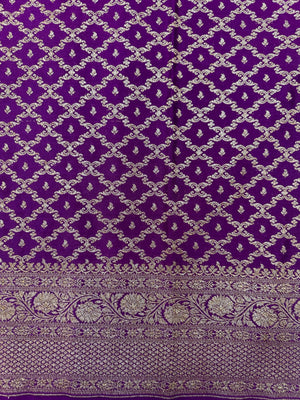 Timeless Pure  Banarasi Crepe Silk Saree