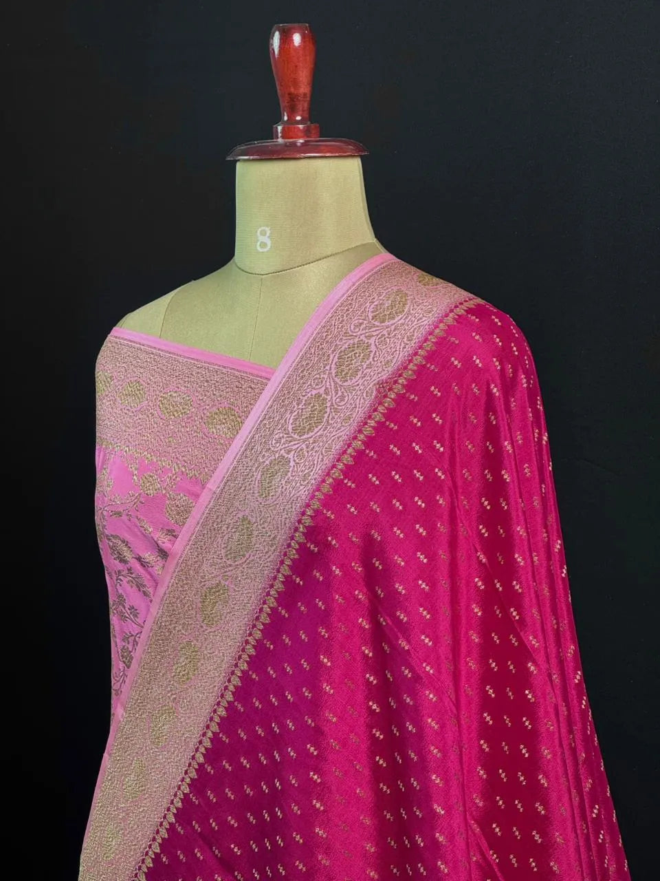 Pure Banarasi Crepe Saree