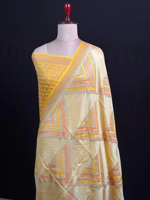 Pure Banarasi Crepe Saree 