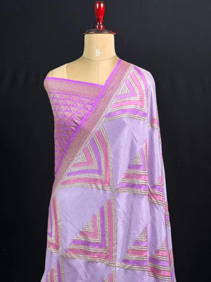 Pure Banarasi Crepe Saree 