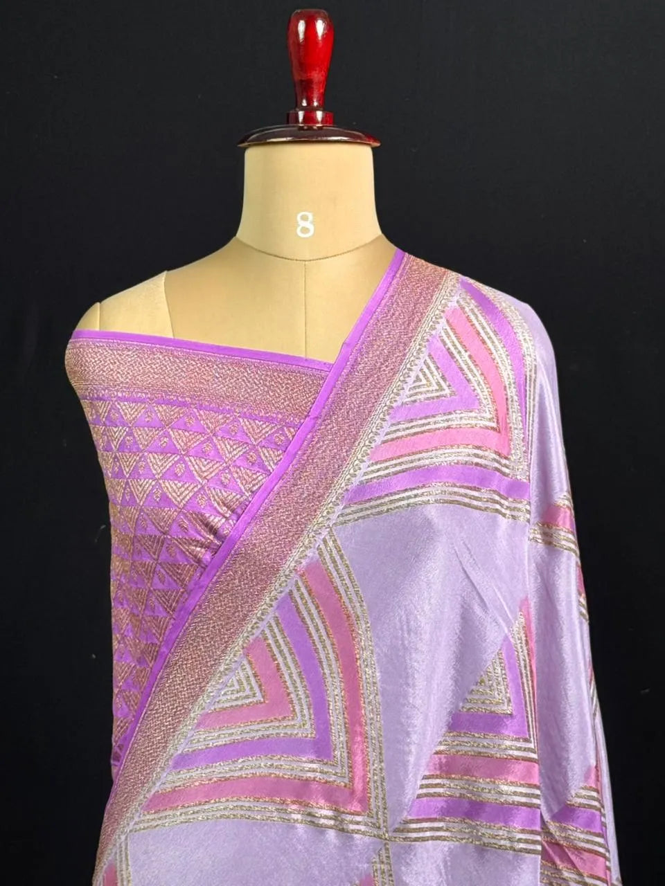 Pure Banarasi Crepe Saree 