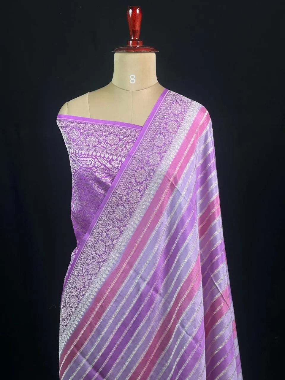 Pure Banarasi Crepe Silk Saree 